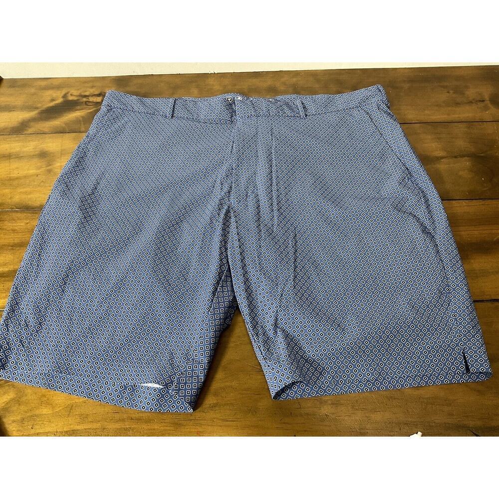 POLO RALPH LAUREN GOLF HYBRID SHORT 9" LINER BLUE AOP SIZE 40